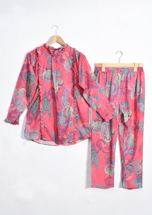 Printed Shirt & Trouser