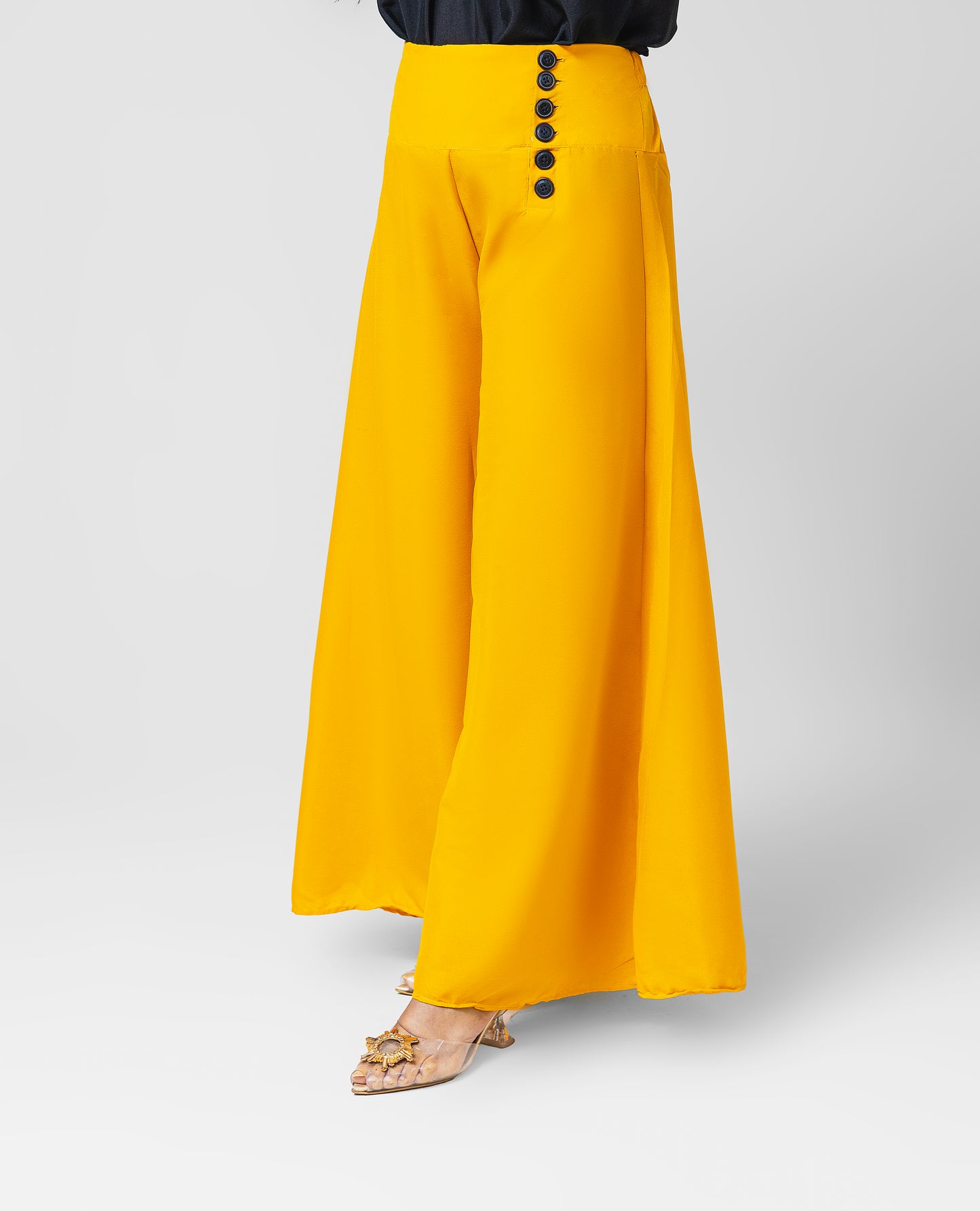 Mustard Bell Bottom Palazzo