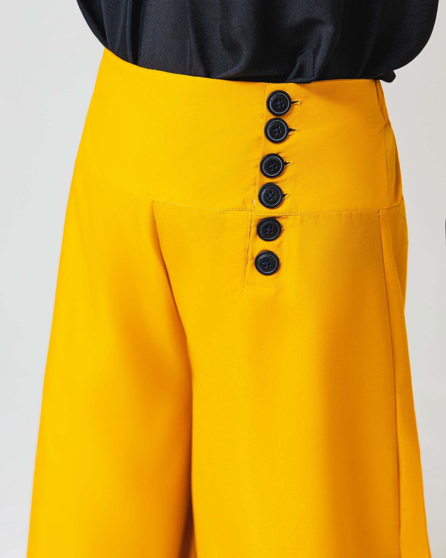 Mustard Bell Bottom Palazzo